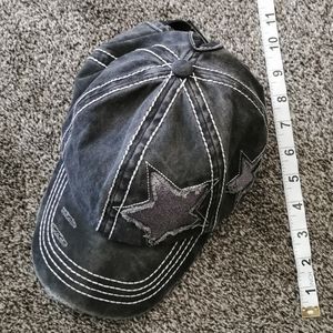 C.C Stars distressed ponytail ballcap